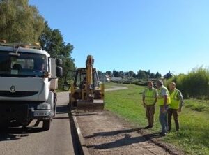 TRAVAUX - Réfection des trottoirs Lotissement des Combes -12 Septembre 2022