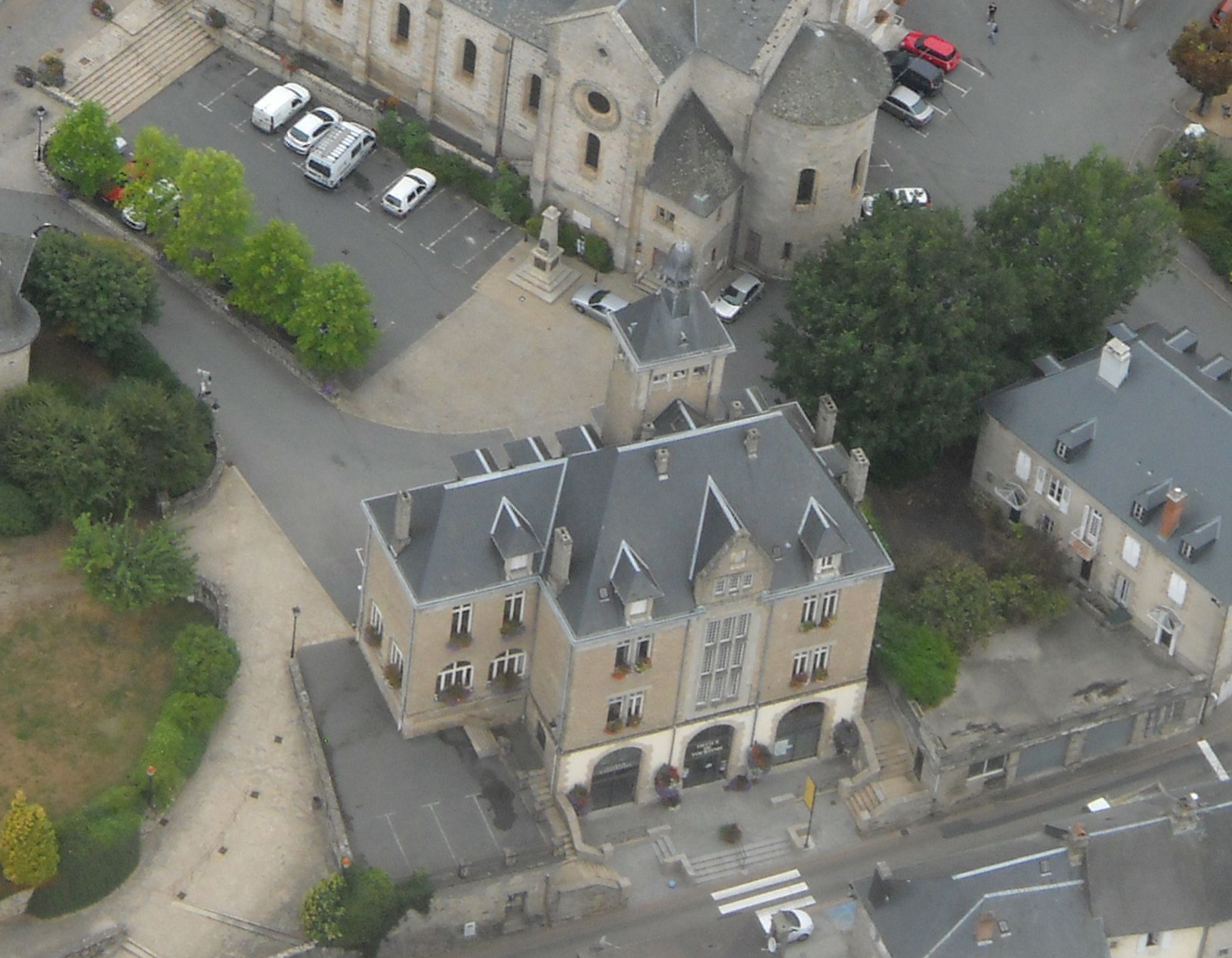 Vue du ciel MAIRIE